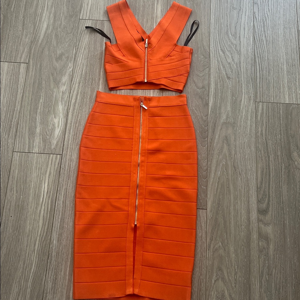 Bebe Vibrant Orange Bandage Set